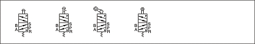 M5 Series Control Valve (5/2 way) Symbol