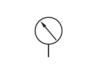 Pressure Gauge Symbol