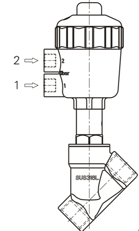 2J Series Angle Seat Valve (2/2 way) Installation and Usage