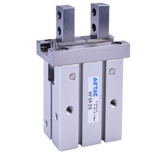 HFK Series Air gripper(Parallel style with guide track--Roller bearing) Image 1