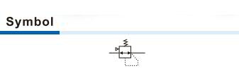 GVR Series Vacuum regulator Symbol