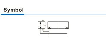 HFCQ Series Air gripper (Parallel open/close hollow style) Symbol