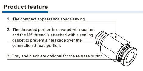 POC-Male connector Product Feature